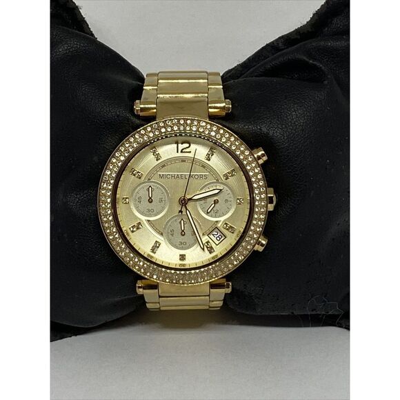 Michael Kors Parker MK5354 Womens Stainless Steel Analog Dial Quartz Watch UC802 - Picture 3 of 12